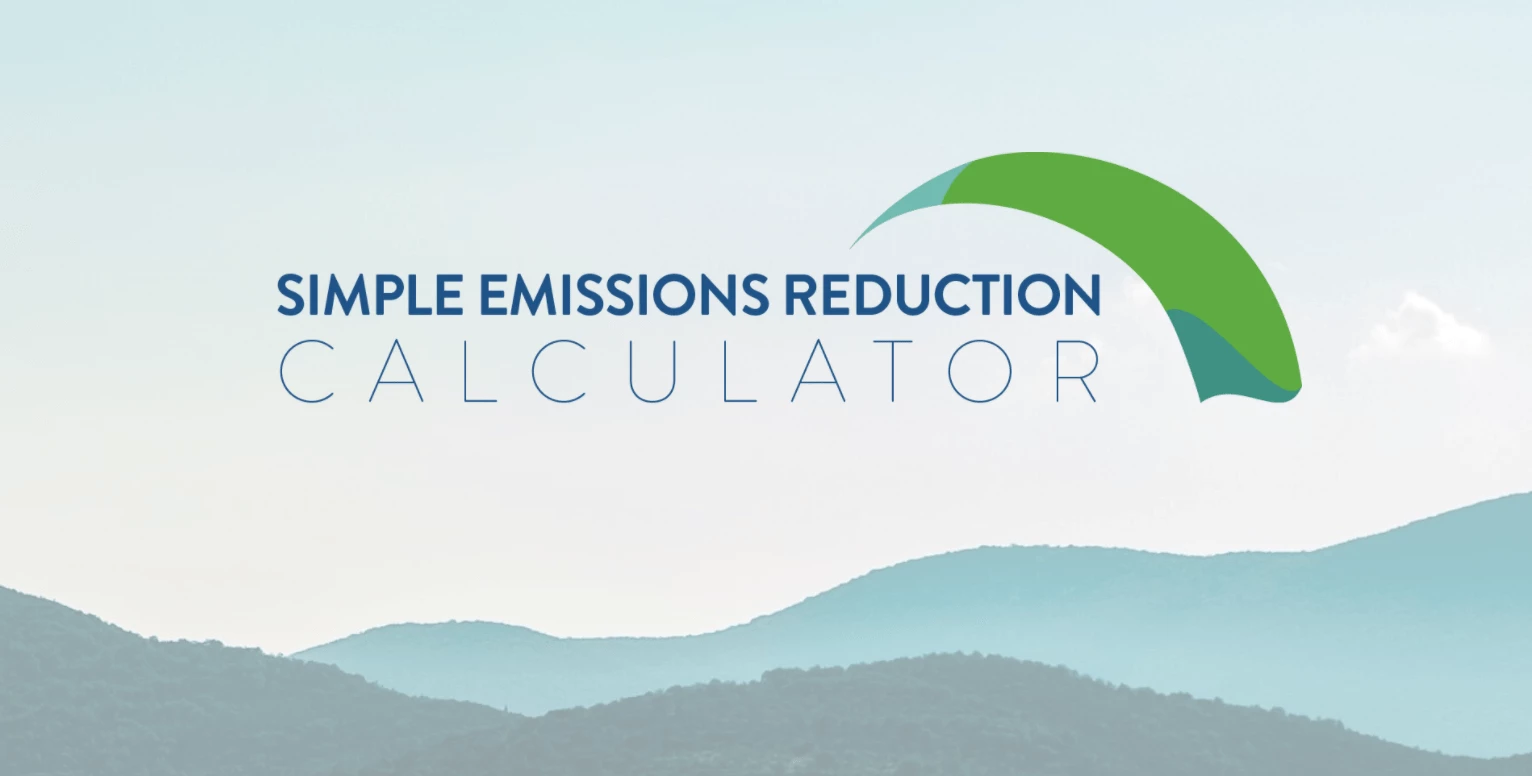 Simple Emissions Reduction Calculator